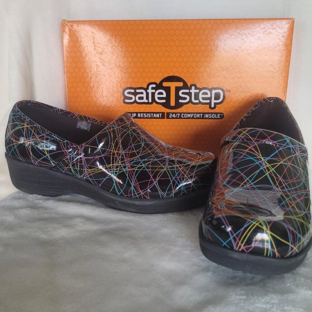 SafeTstep, size 10, black multi